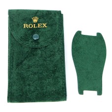 Pochette Custodia per orologi velluto floccato porta orologio vellutato verde RX