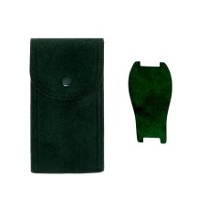 Pochette Custodia per orologi velluto floccato porta orologio vellutato verde