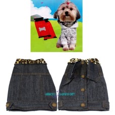 Vestito jens per cani  cagnolino cappottino altri modelli in negozio m