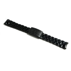 Cinturino in Policarbonato nero ansa curva 20mm plastica watch strap