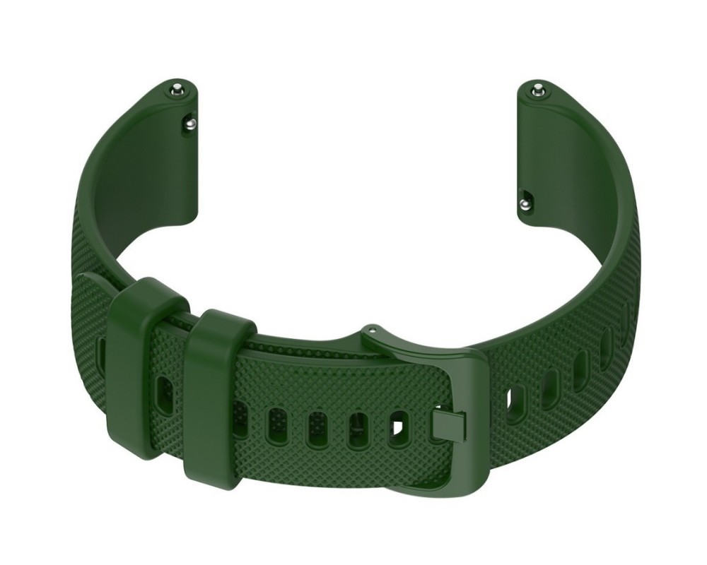 Cinturino per orologio in silicone a verde 20mm gomma smartwatch BR42