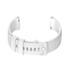 Cinturino per orologio in silicone bianco 20mm gomma smartwatch BR42 CINTURINI PER OROLOGI, Cinturini in Gomma Silicone Caucciu' Pvc image