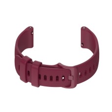 Cinturino per orologio in silicone bordeaux 20mm gomma smartwatch BR42