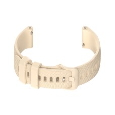 Cinturino per orologio in silicone crema 22mm gomma smartwatch BR42 CINTURINI PER OROLOGI, Cinturini in Gomma Silicone Caucciu' Pvc image