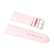 Cinturino orologio vera pelle liscia semi imbottito rosa chiaro 30mm watch strap