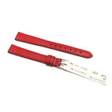 Morellato cinturino per orologio in vera pelle liscia rosso 16mm piatto